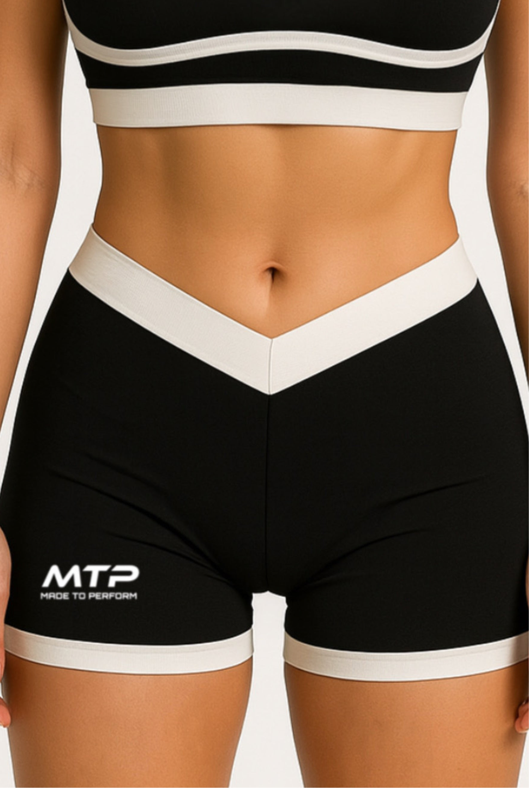 V-Flex Contour Shorts - Onyx/White